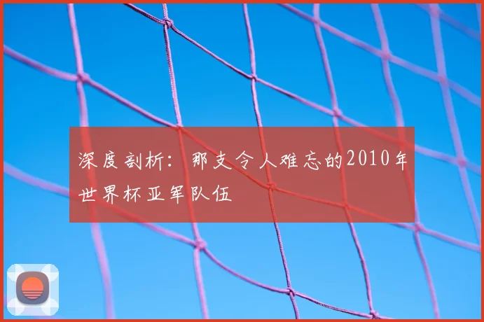 深度剖析:那支令人难忘的2010年世界杯亚军队伍
