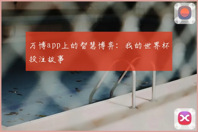 万博app上的智慧博弈:我的世界杯投注故事