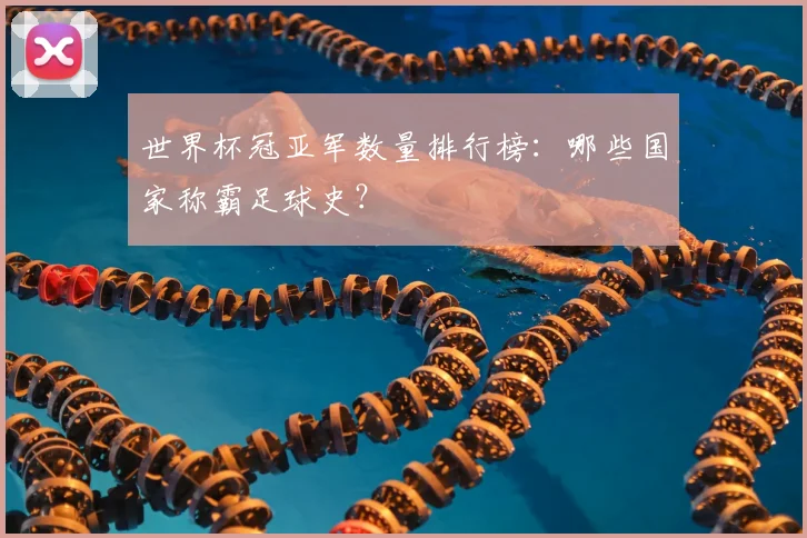 世界杯冠亚军数量排行榜：哪些国家称霸足球史？