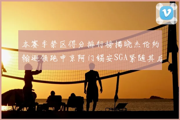 本赛季禁区得分排行榜揭晓杰伦约翰逊领跑申京阿门锡安SGA紧随其后