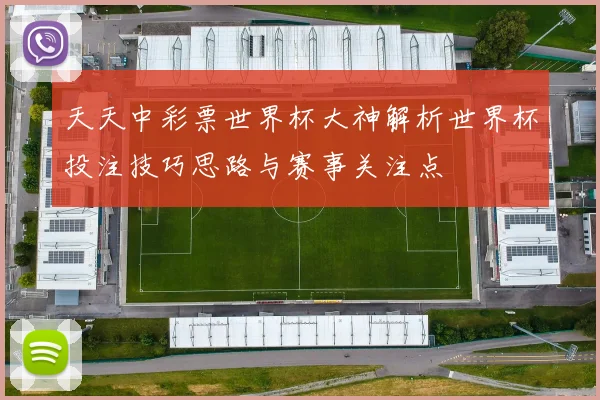 天天中彩票世界杯大神解析世界杯投注技巧思路与赛事关注点