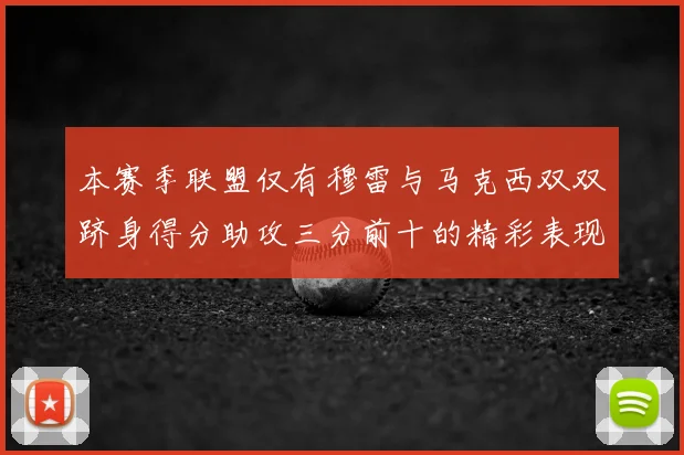 本赛季联盟仅有穆雷与马克西双双跻身得分助攻三分前十的精彩表现